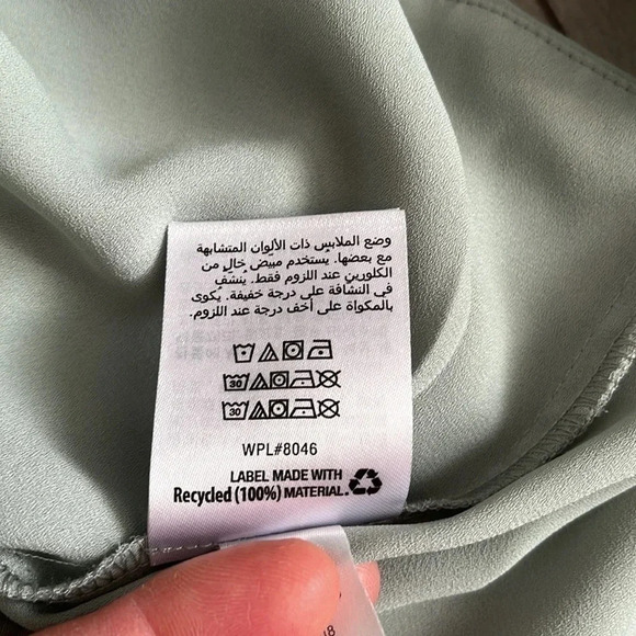 I.N.C. NWOT Pistachio Green Sleeveless Blouse Cami, Size S - Picture 10 of 10